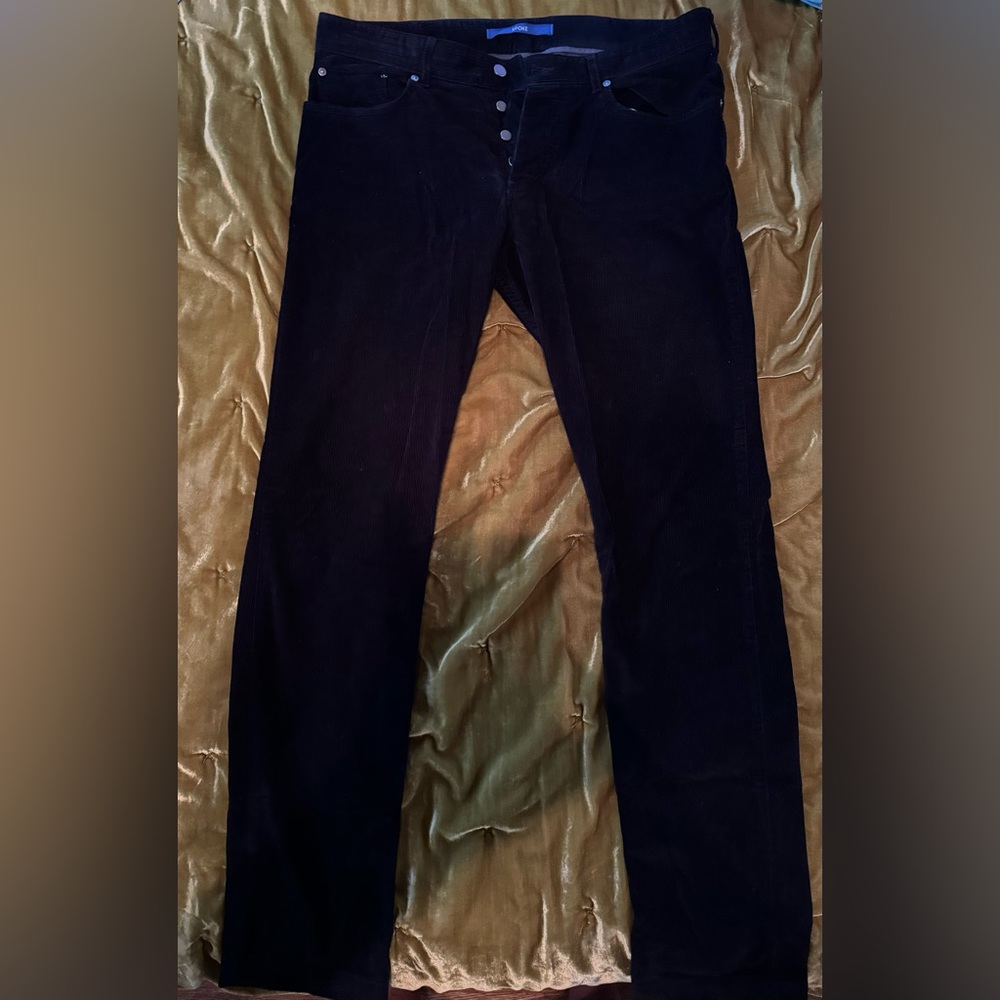 36in Waist Spoke Black Corduroy - Build B